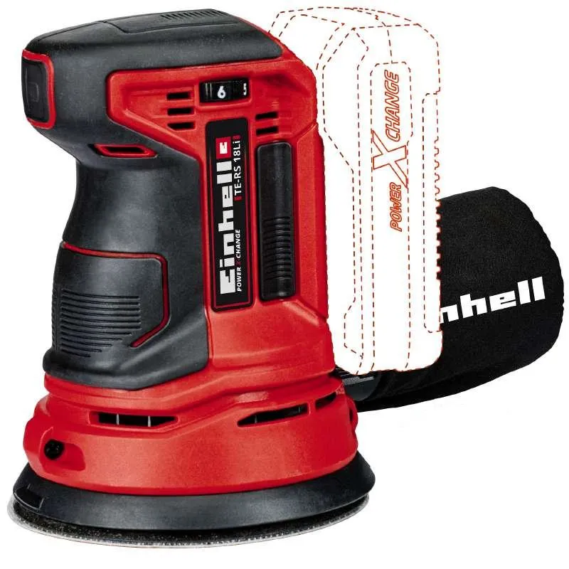 Einhell -Akkukäyttöinen epäkeskohiomakone, TE-RS 18 Li-Solo, ilman akkua ja laturia