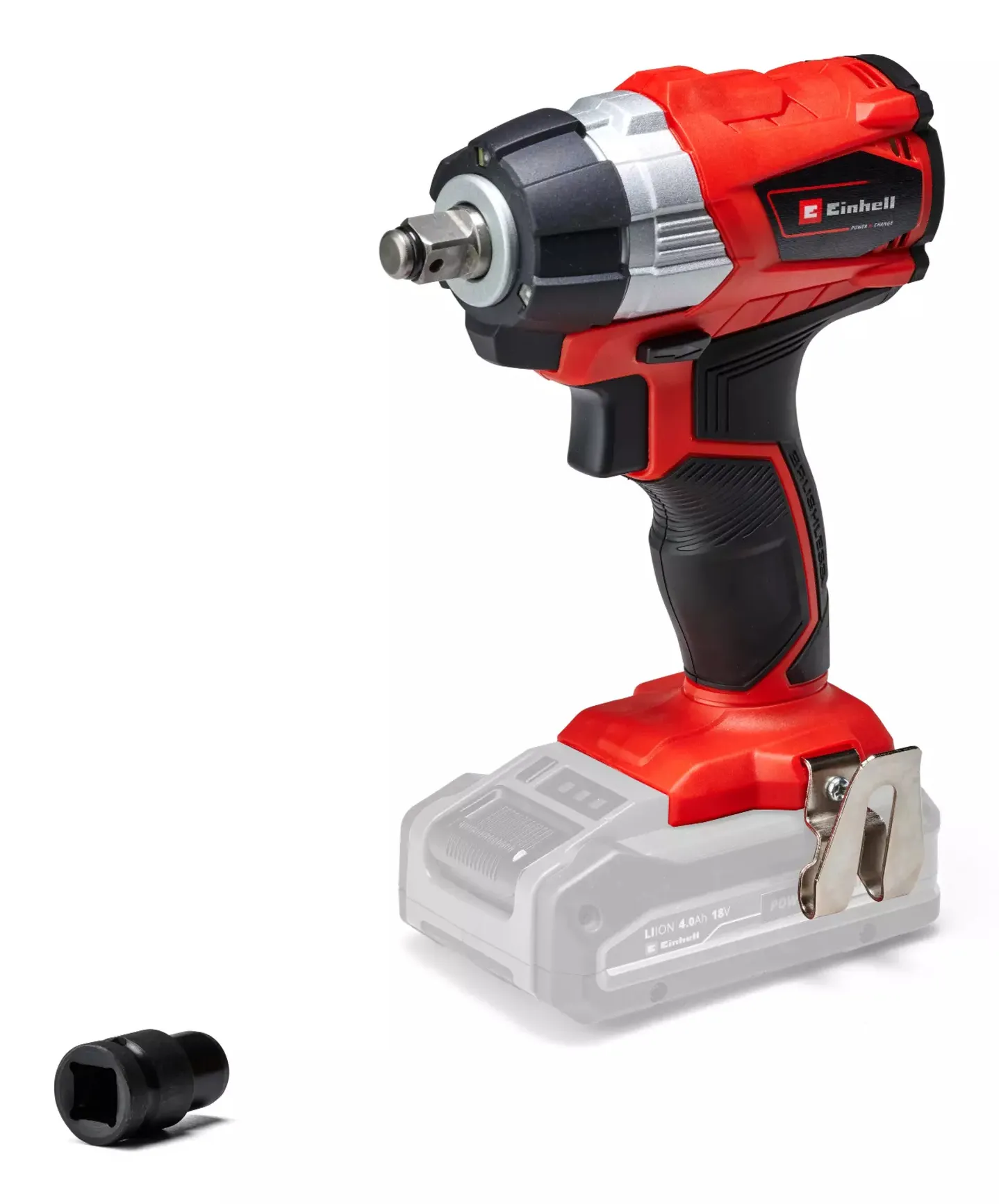 Einhell -akkumutterinväännin, TE-CW 18 Li BL, ilman akkua ja laturia