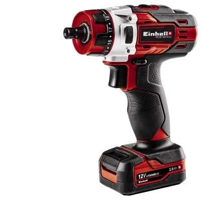 Einhell TE-CD -Akkuporakone 12V, sis. akku 2Ah ja laturi