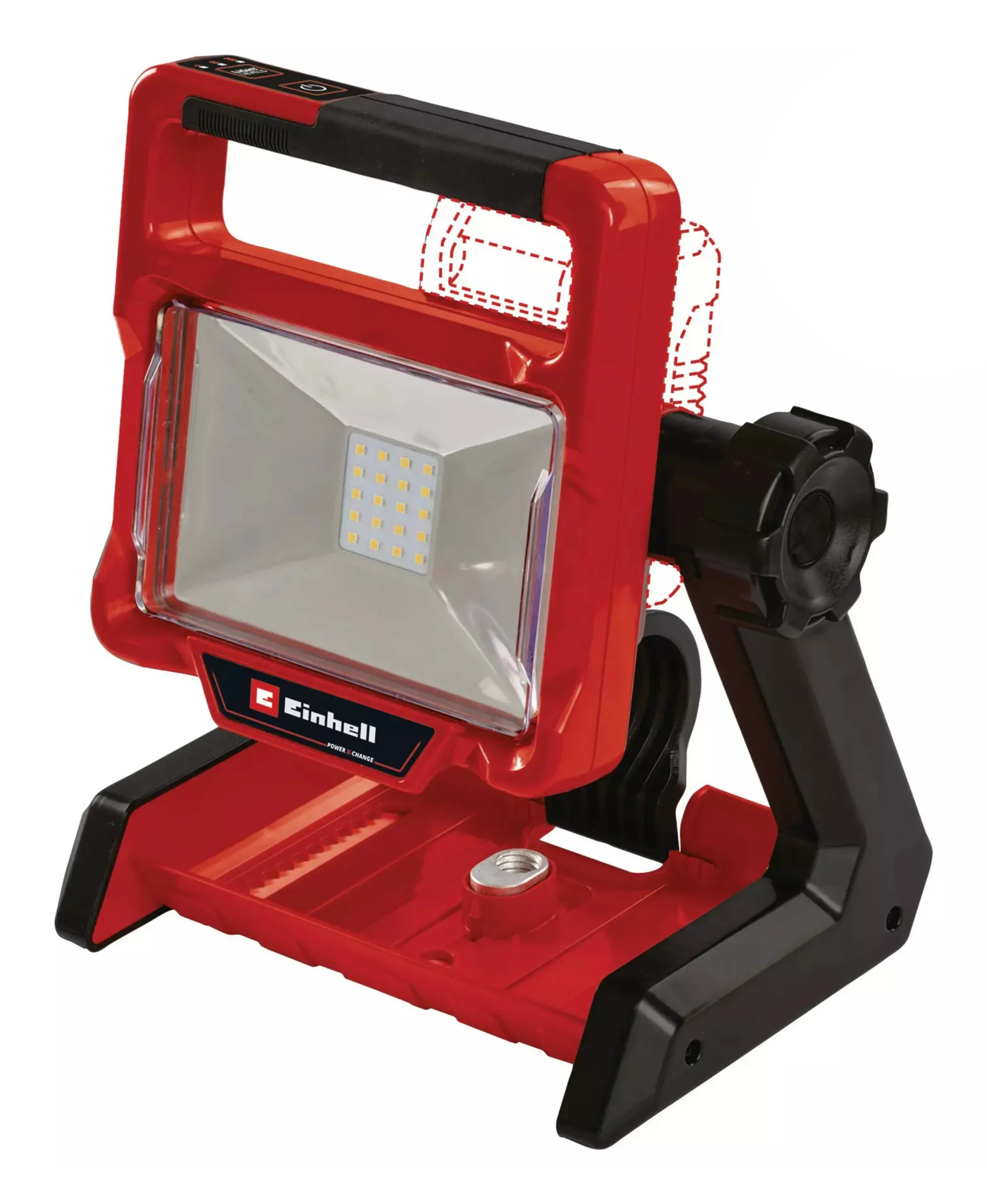 Einhell -Akkuvalaisin, TE-CL 18/2000 LiAC Solo, ilman akkua ja laturia
