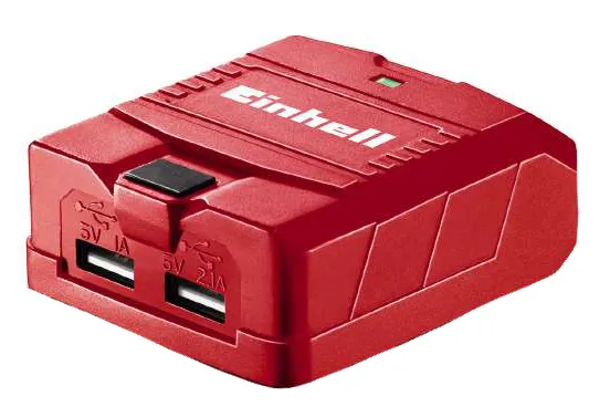 Einhell -Varavirtalähde, USB