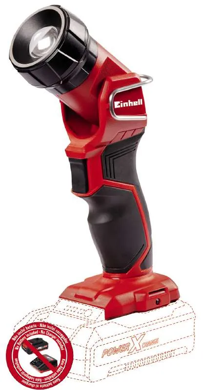 Einhell -Akkuvalaisin, TE-CL 18 Li H, ilman akkua ja laturia