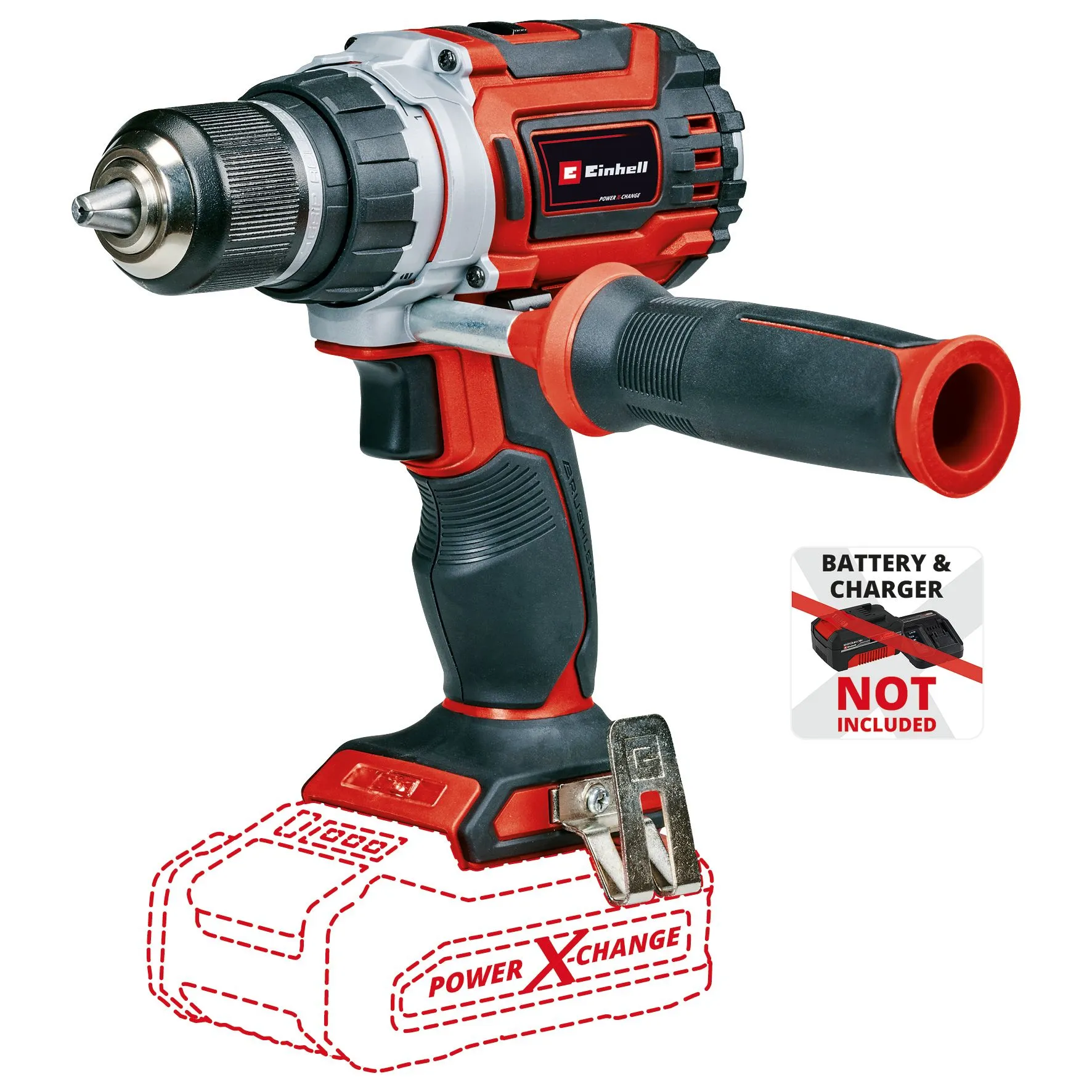 Einhell -Akkuporakone, TP-CD 18/60 Li BL - Solo, ilman akkua laturia
