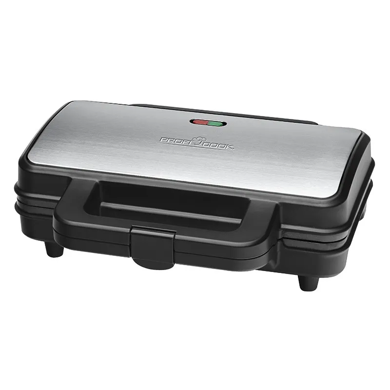 ProfiCook PC-ST 1092 -voileipägrilli, 900 wattia, 4 viipaletta, Musta, ruostumaton teräs