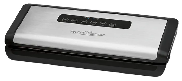 ProfiCook PC-VK 1146 -tyhjiöpakkauslaite, musta, ruostumaton teräs
