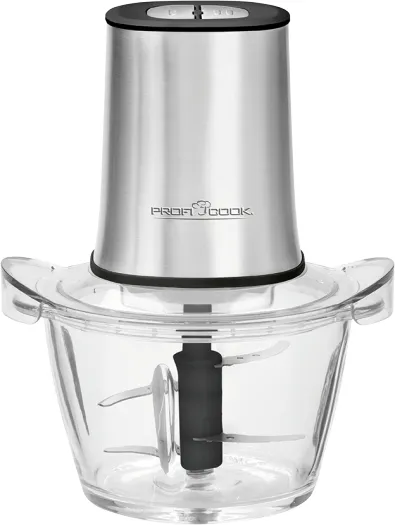 PROFICOOK 501150 Teholeikkuri, 400 W, 1 L, Teräs/Lasi