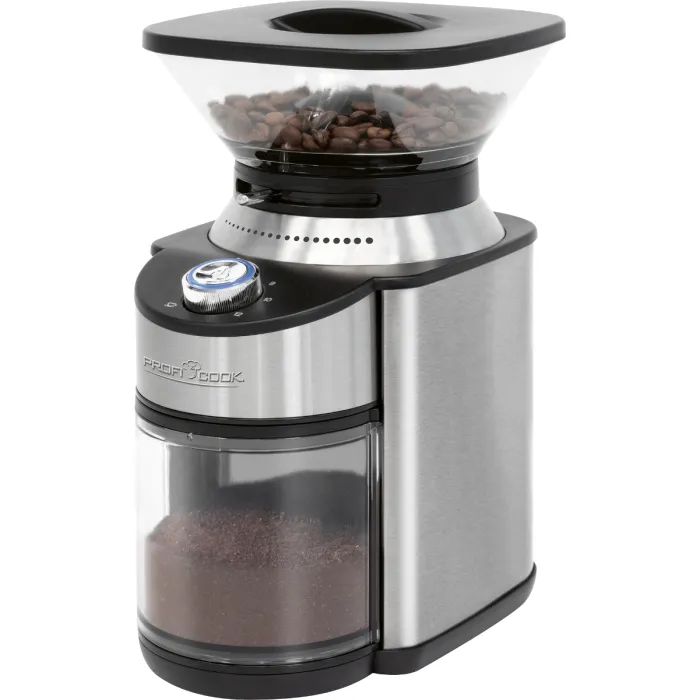 ProfiCook PC-EKM 1205 -kahvimylly 230 g, hopea/musta