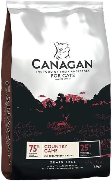 Canagan Country Game, Kissan kuivaruoka, Adult, Kitten, Viljaton, 1,5 kg