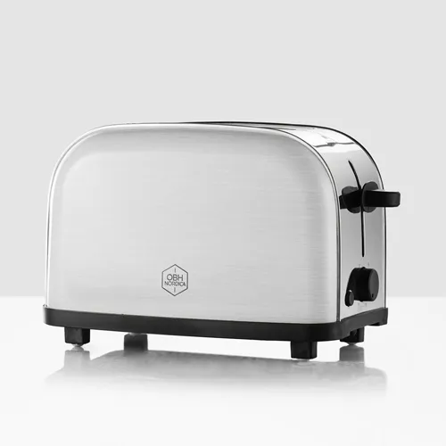 OBH Nordica Manhattan Steel -leivänpaahdin, 2 viipaleita, ruostumaton teräs
