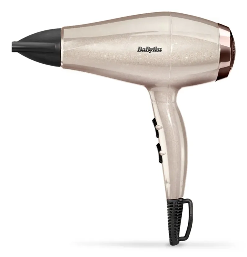 BaByliss 5914PE 2000 W -hiustenkuivaaja, musta/kulta/ruusukulta