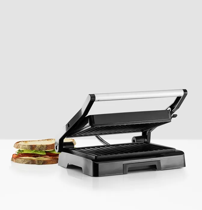 OBH Nordica Onyx 6889 -voileipägrilli, 1000 W, musta