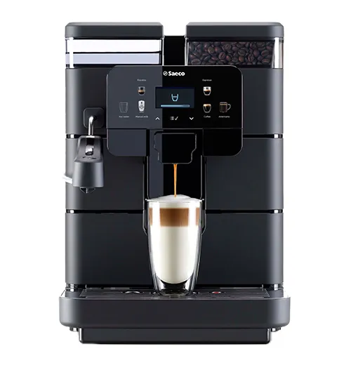 Saeco Royal Plus -täysautomaattinen espressokone, musta