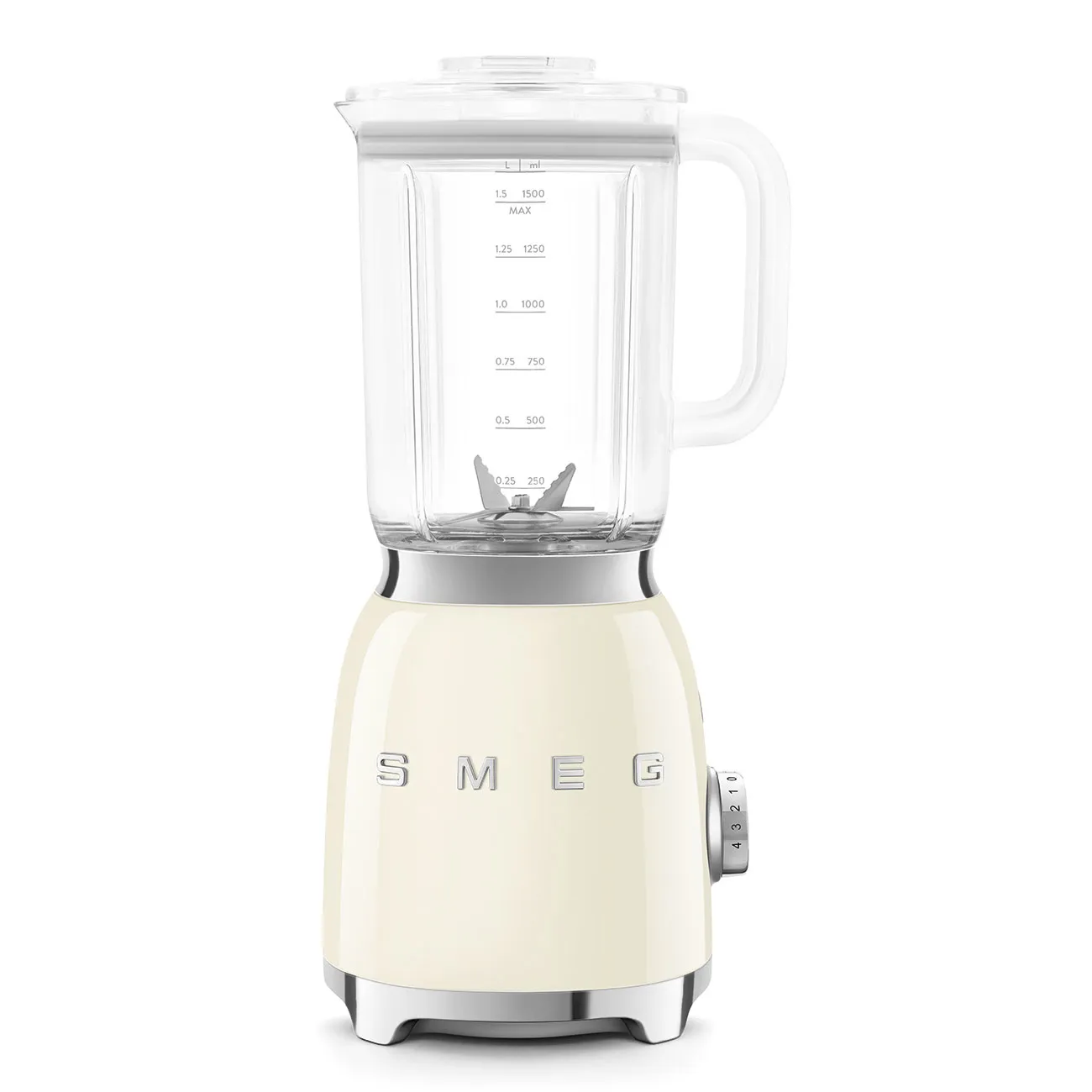 SMEG 50's Style BLF03CREU 800 W 1,5 l -tehosekoitin, Cream