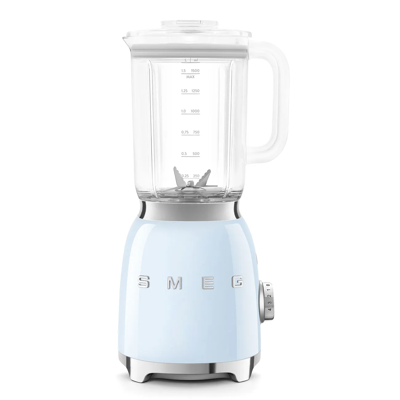 Smeg 50's Style BLF03PBEU 800 W 1,5 l -tehosekoitin, Pastel Blue