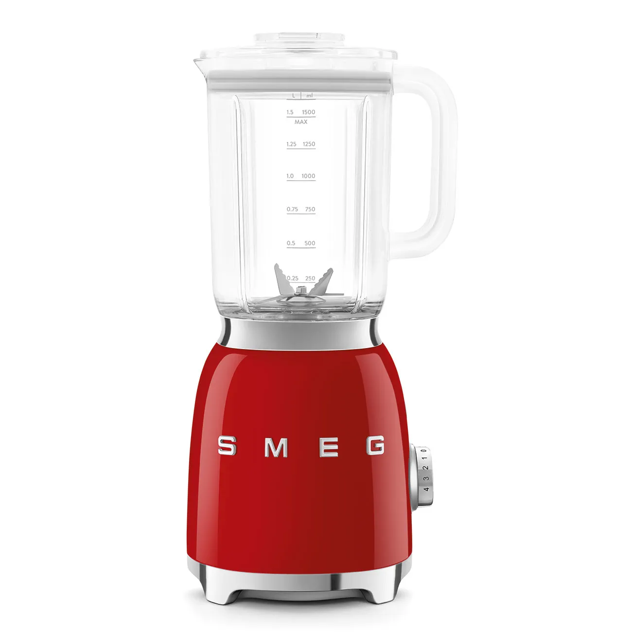 Smeg 50's Style BLF03RDEU 800 W 1,5 l -tehosekoitin, punainen