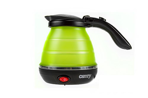 ADLER CR 1265 -vedenkeitin, 0,5 l, 750 W, musta/vihreä