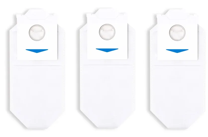 Ecovacs Deebot N30 Pro OMNI -pölypussit 3 kappaletta, sininen, valkoinen