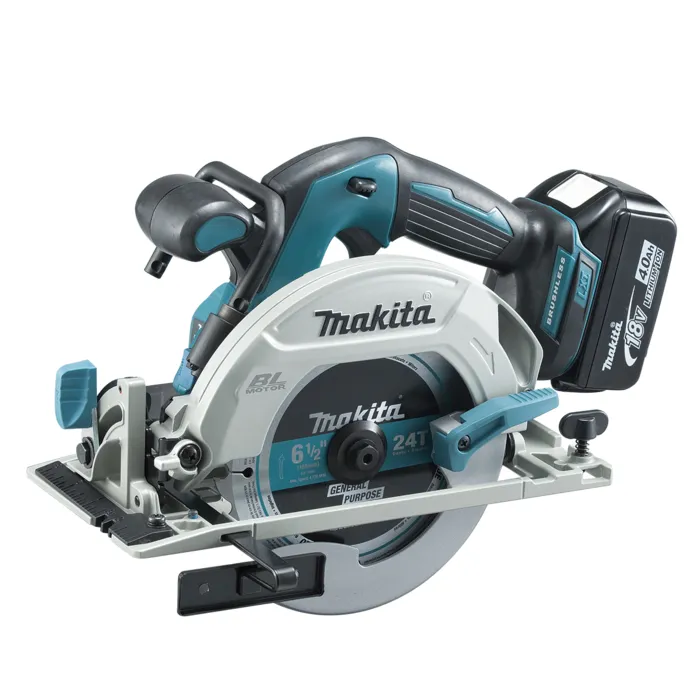 Makita LXT -Pyörösaha 18V, sis. 2 x 5,0Ah akku ja laturi, Makpac 3