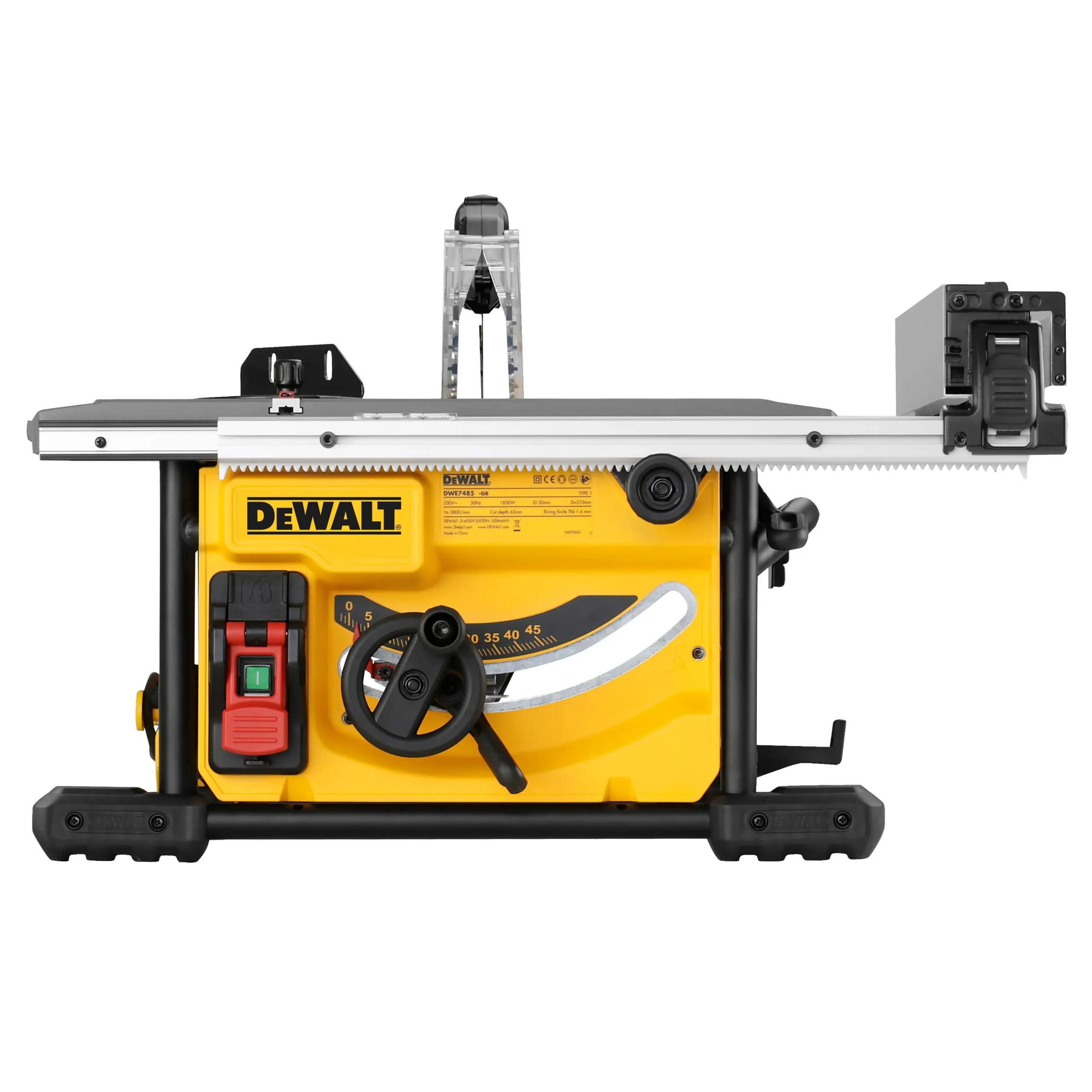 DeWALT -pöytäsaha - 1850 W - 210 mm