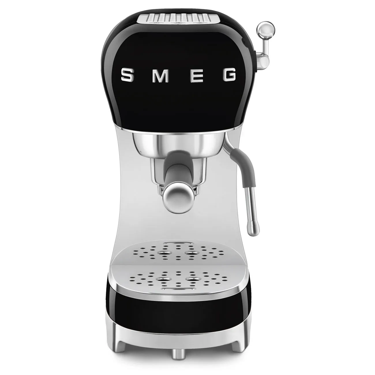 Smeg 50's Style ECF02BLEU -manuaalinen espressokone, musta