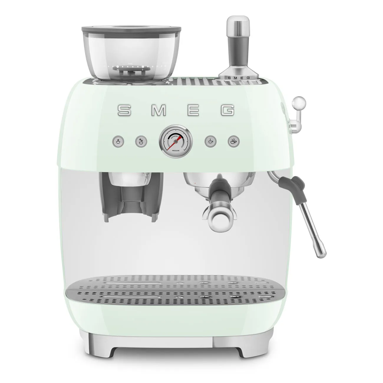 Smeg 50's Style EGF03PGEU -manuaalinen espressokone, vihreä