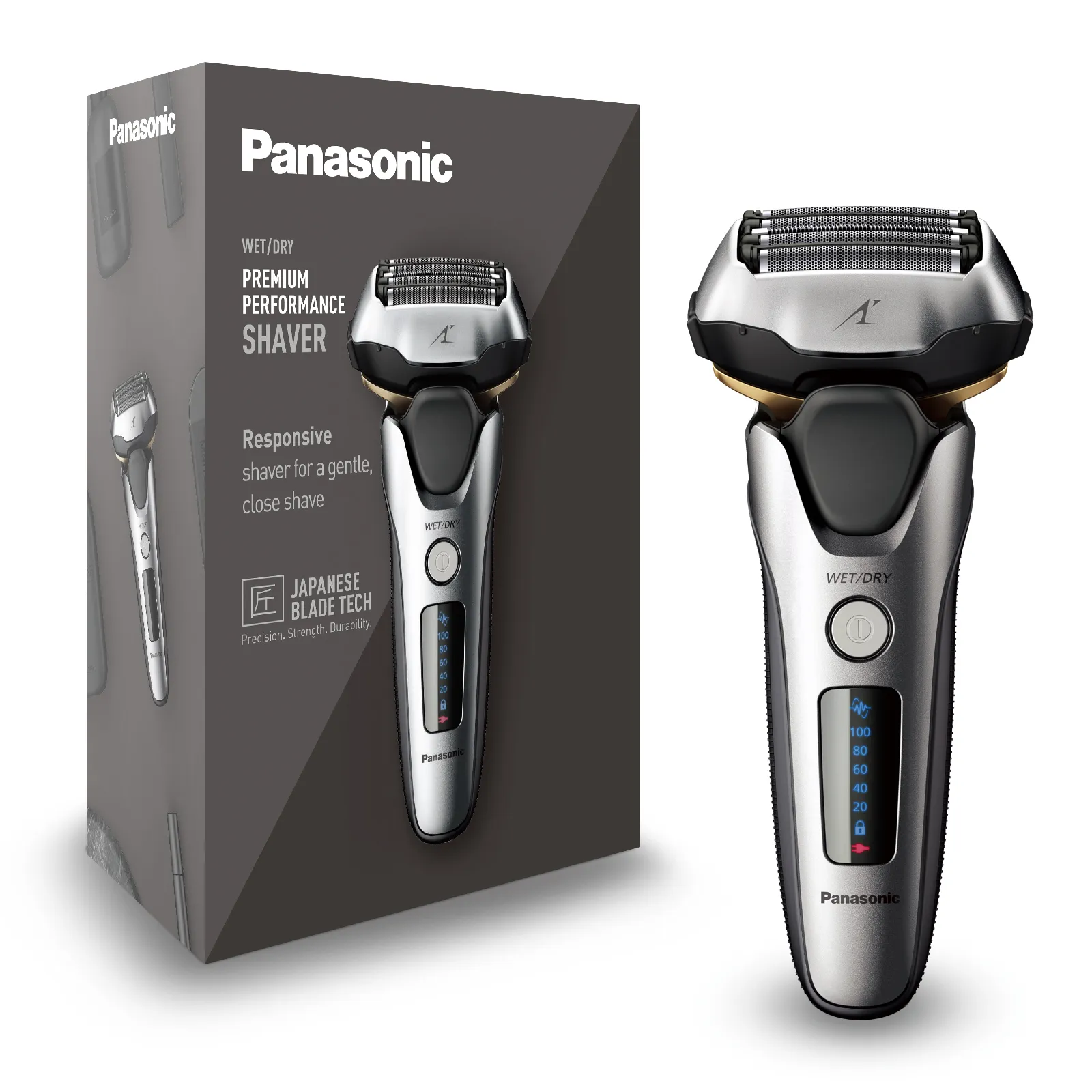 Panasonic ES-LV69-S803 -parranajokone, musta, hopea