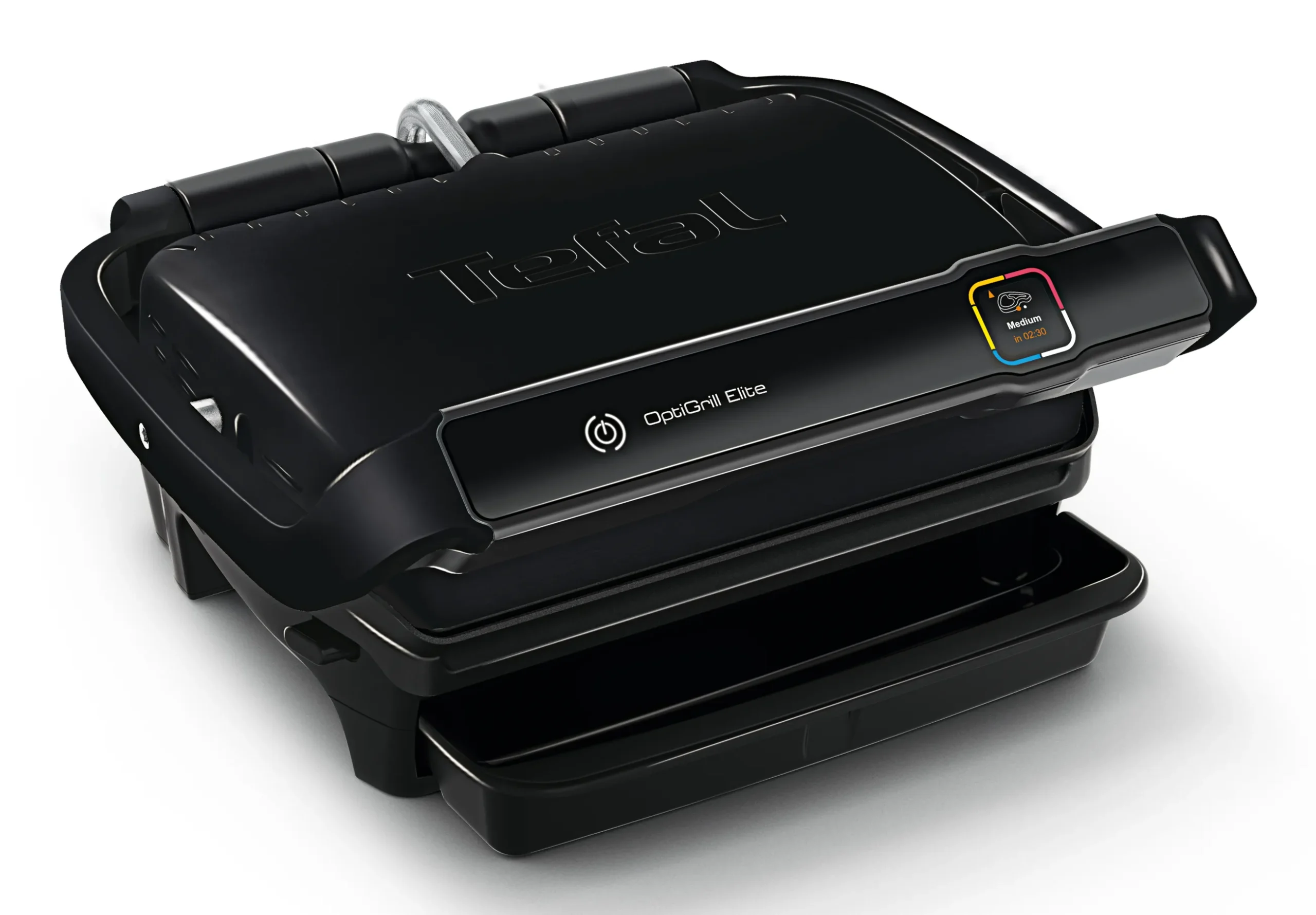 Tefal OptiGrill Elite GC7508 -kontaktigrilli, 2000 wattia, musta