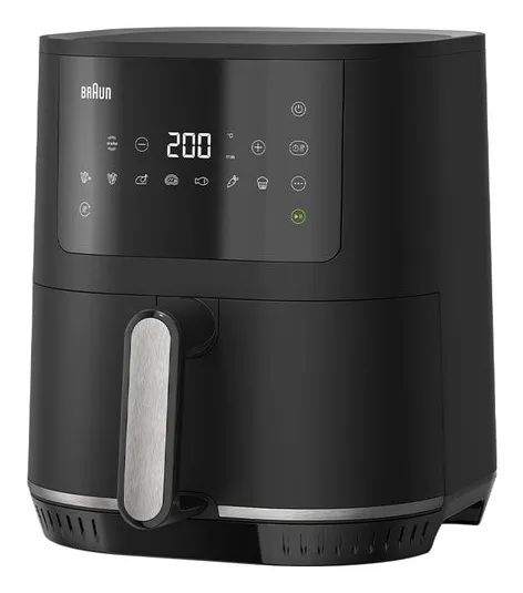 Braun MultiFry 3 HF3030, 4,3 l, 1 kg, 1500 W, airfryer, musta