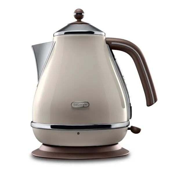 De'Longhi Icona Vintage KBOV 2001.BG -vedenkeitin, 1,7 l, 2000 W, Beige