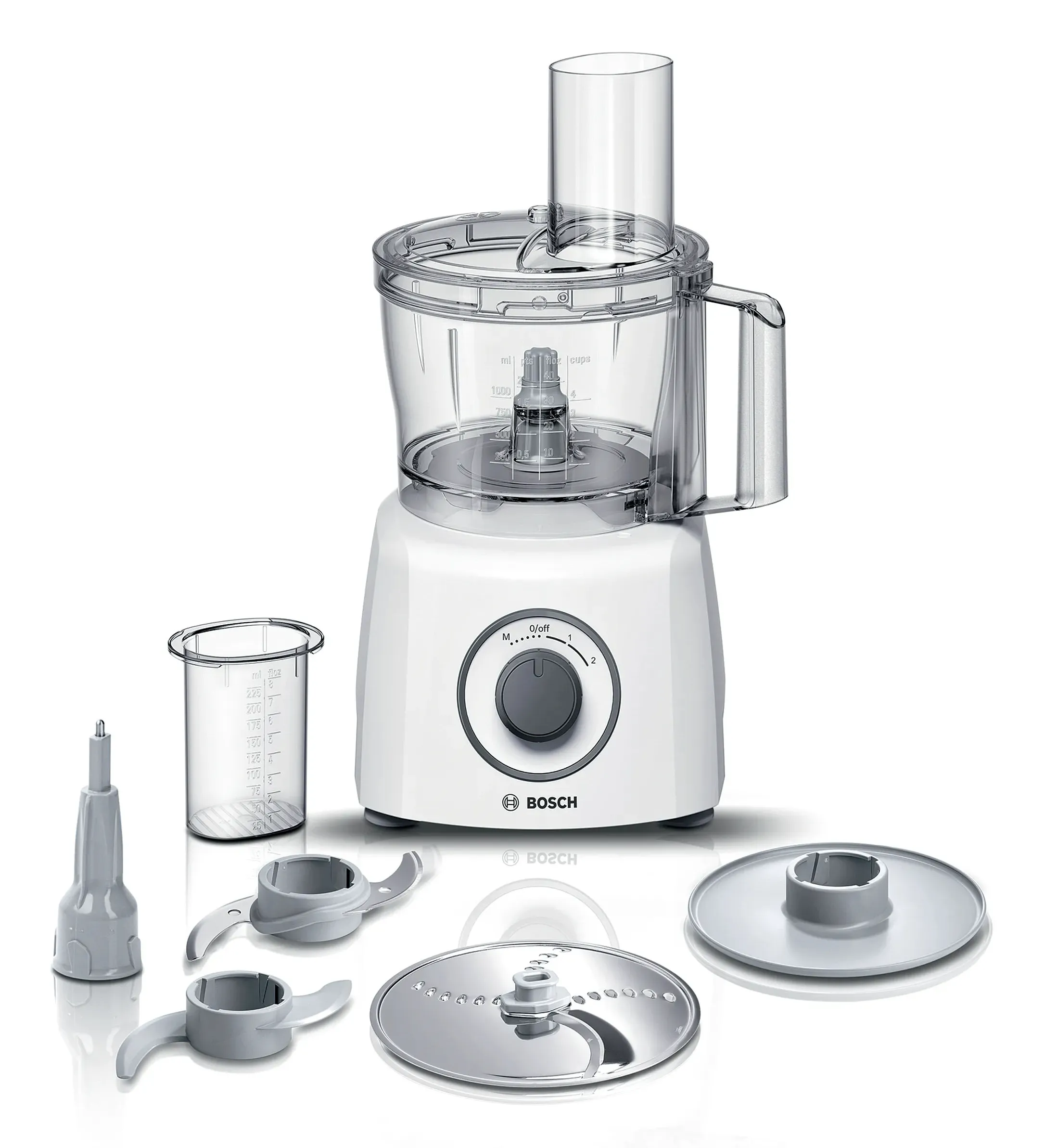 Bosch MultiTalent 3 MCM3100W Monitoimikone, 800 W, 2,3 L, Valkoinen