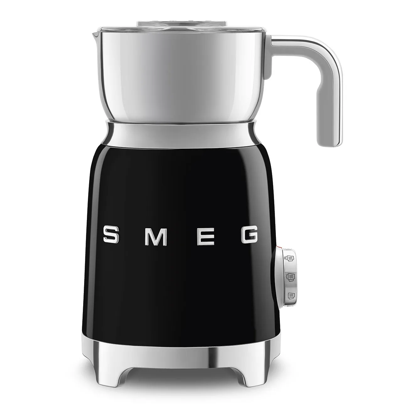 SMEG 50s Style MFF11BLEU -maidonvaahdotin, Musta, 0,6 litraa, 500 wattia