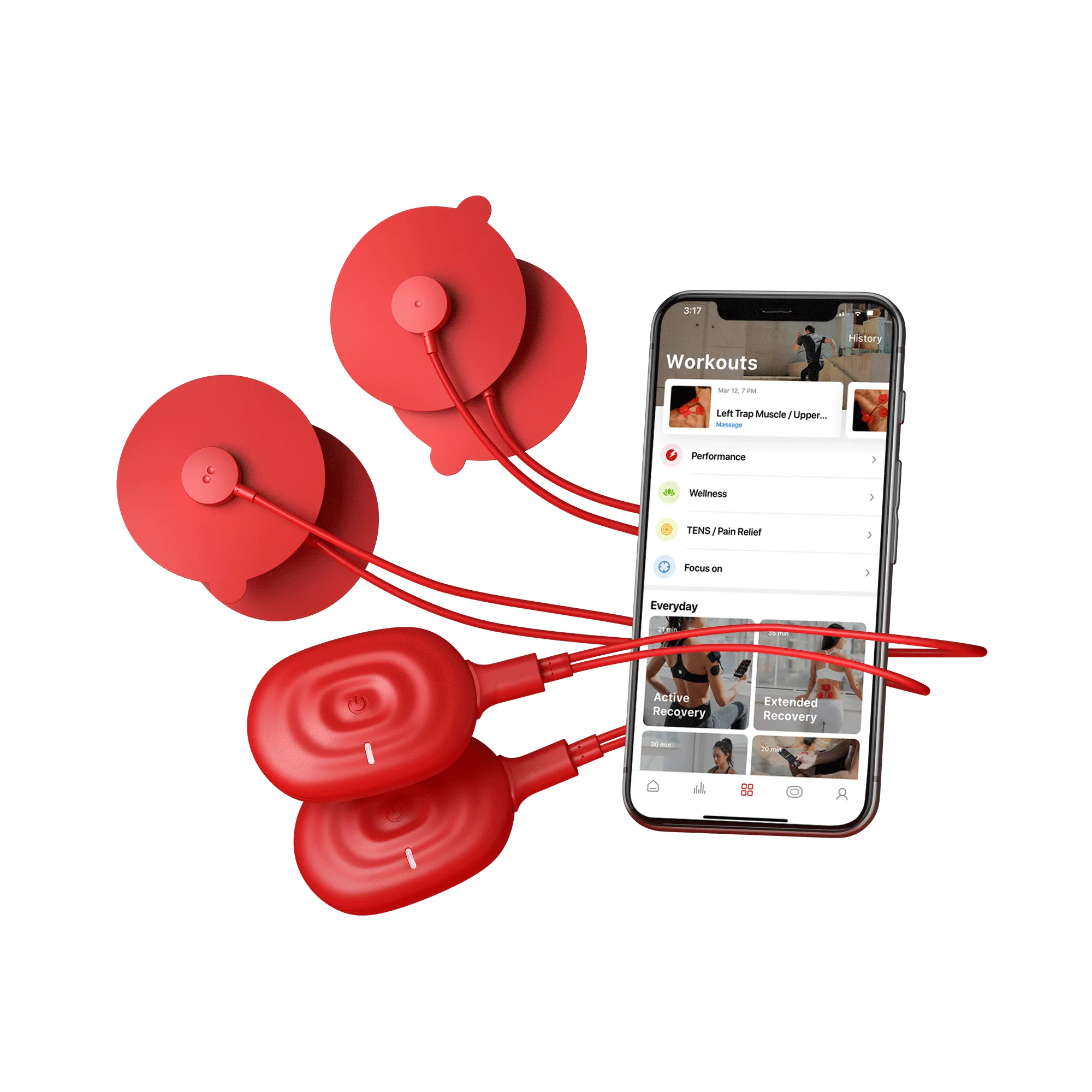 Therabody Powerdot DUO RED 2.0 powerdot