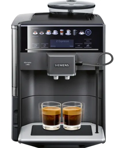 Siemens EQ.6 plus s400 -täysautomaattinen espressokone, musta