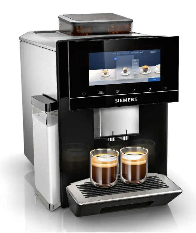 Siemens EQ.900 TQ905DF9 -täysautomaattinen espressokone, ruostumaton teräs