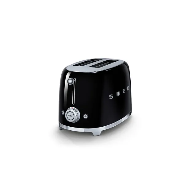 Smeg TSF01BLEU -leivänpaahdin, 2 viipaleita, musta