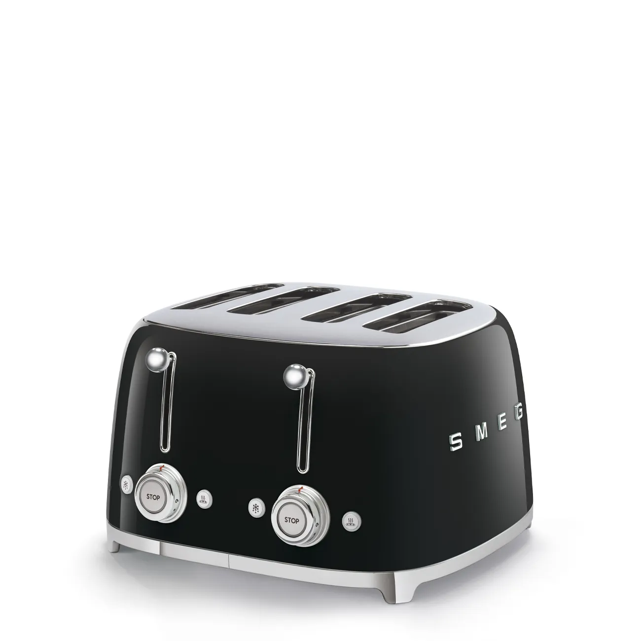 Smeg TSF03BLEU 50's Style 4 viipaleen leivänpaahdin - Musta