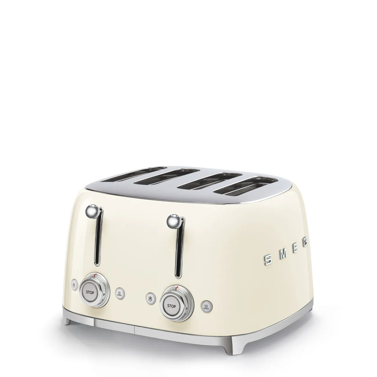 Smeg 50's Style TSF03CREU -leivänpaahdin, 4 viipaleita, kerma