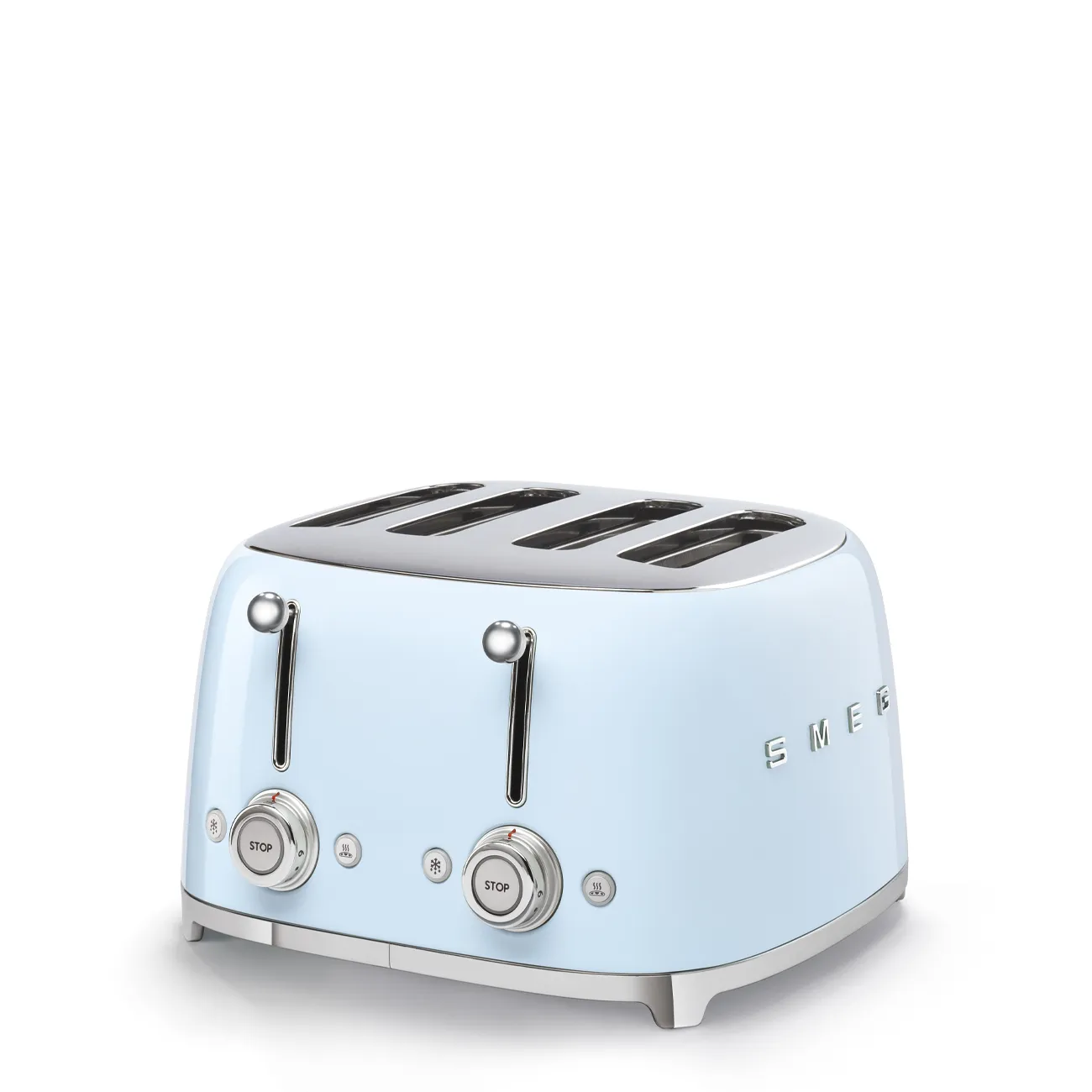 Smeg 50's Style TSF03PBEU -leivänpaahdin, 4 viipaletta, sininen