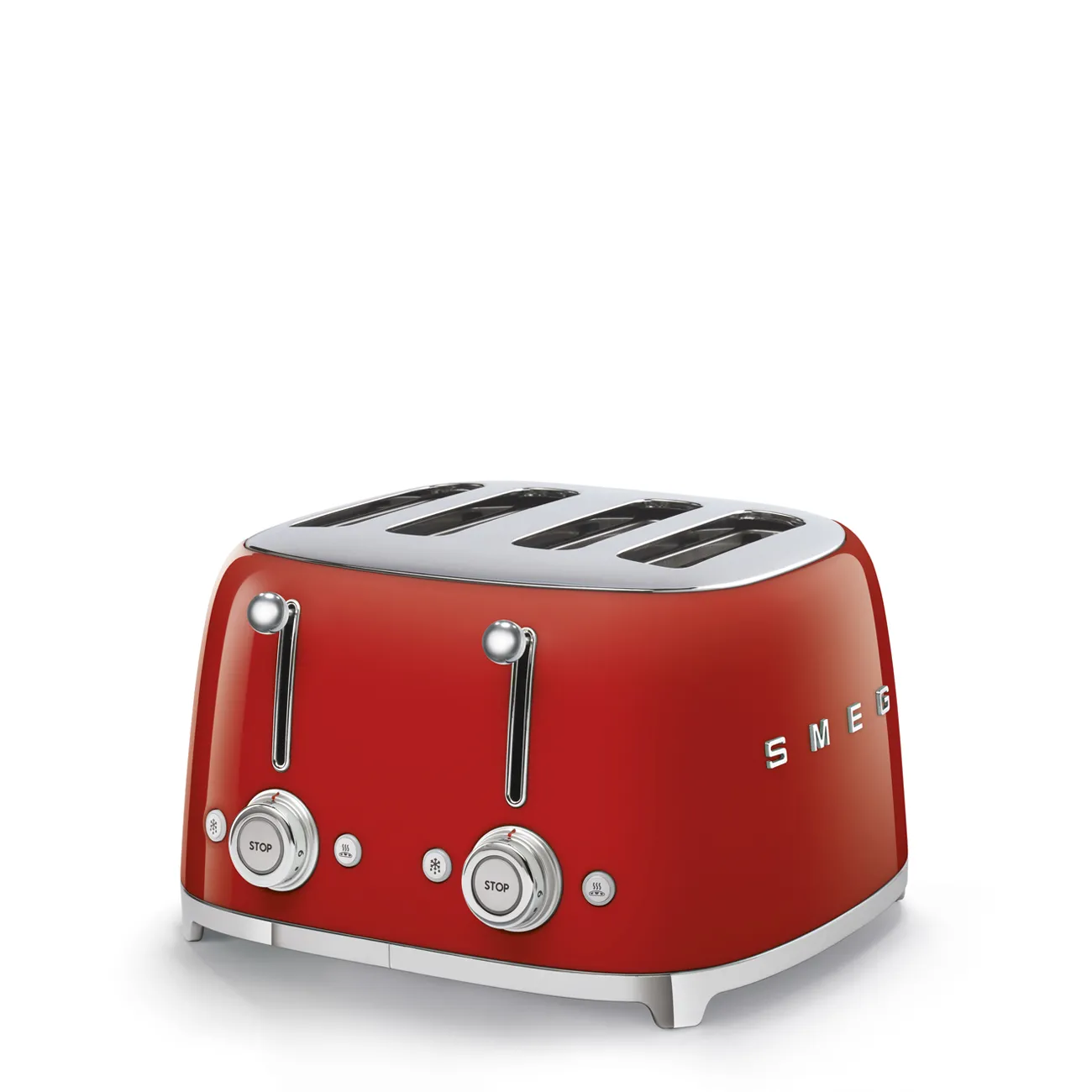 Smeg 50's Style TSF03RDEU -leivänpaahdin, 4 viipaleita, punainen