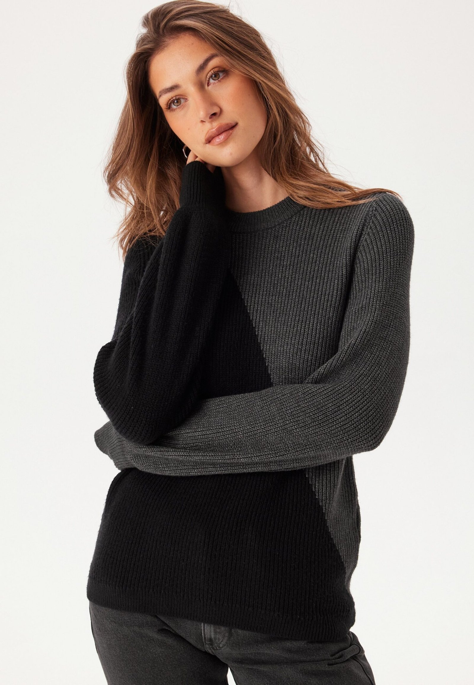 Objditte Re L/S KNIT PULLOVER