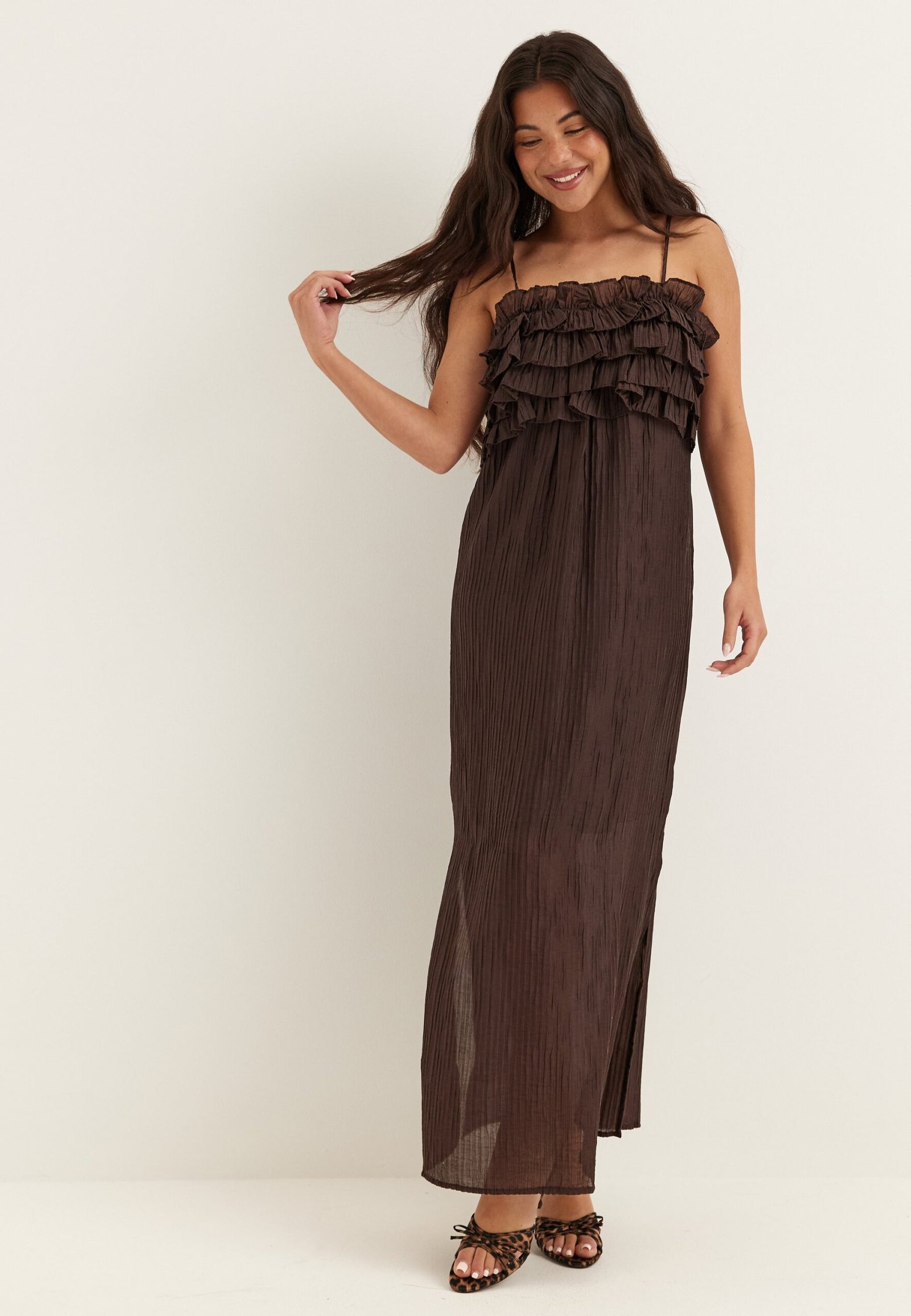 Objlyne S/L RE LONG DRESS