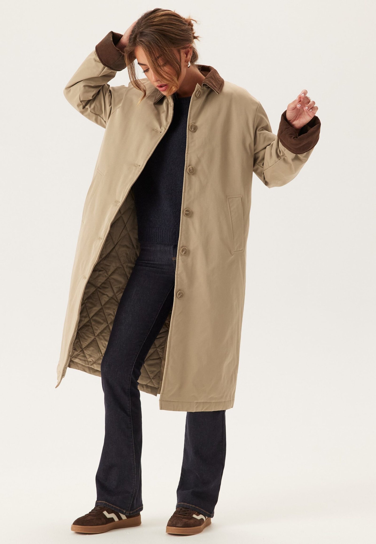 Pcjorma Long Corduroy Jacket