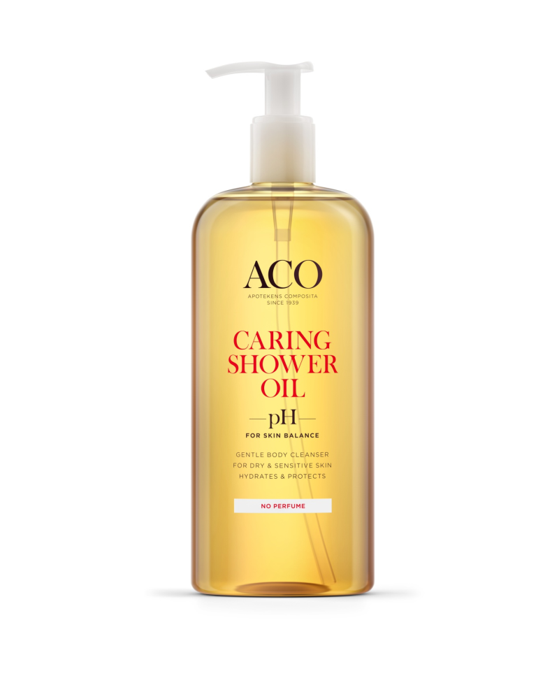 Aco Body Caring Shower Oil 400 ml hajusteeton