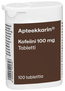 Apteekkarin kofeiini 100 tabl