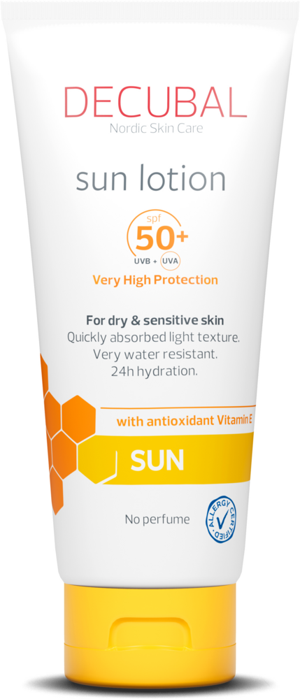 Decubal Body Sunlotion SPF50+ tuubi 180 ml