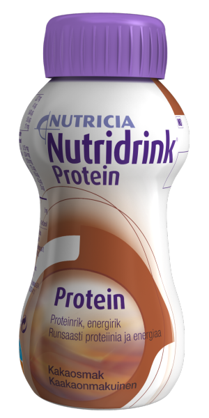 Nutridrink Protein 4X200 ml neste täydennysravintovalmiste kaakao