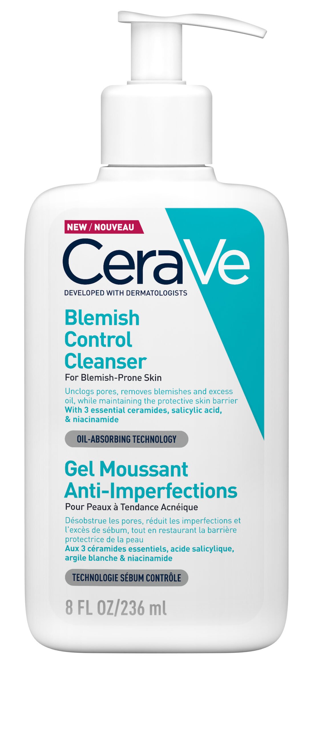 CeraVe Blemish Control -puhdistusgeeli 236 ml