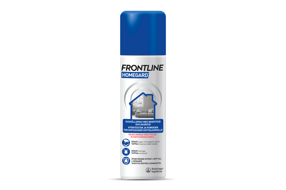 Frontline HomeGard hyönteisten ja punkkien torjuntasuihke 250 ml
