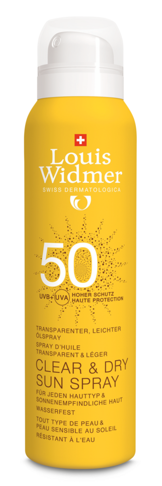 Louis Widmer Clear & Dry Sun Spray 50 hajusteeton 200 ml