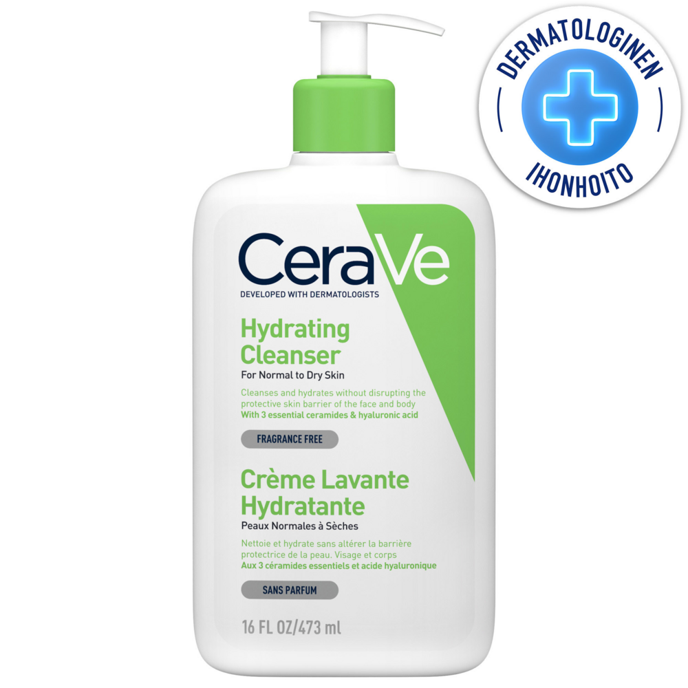 CeraVe Hydrating Cleanser pumppu 473 ml